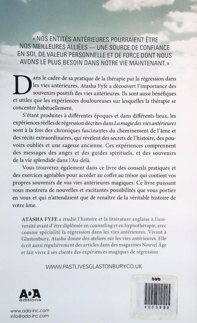 La magie des vies antérieures (Atasha Fyfe)