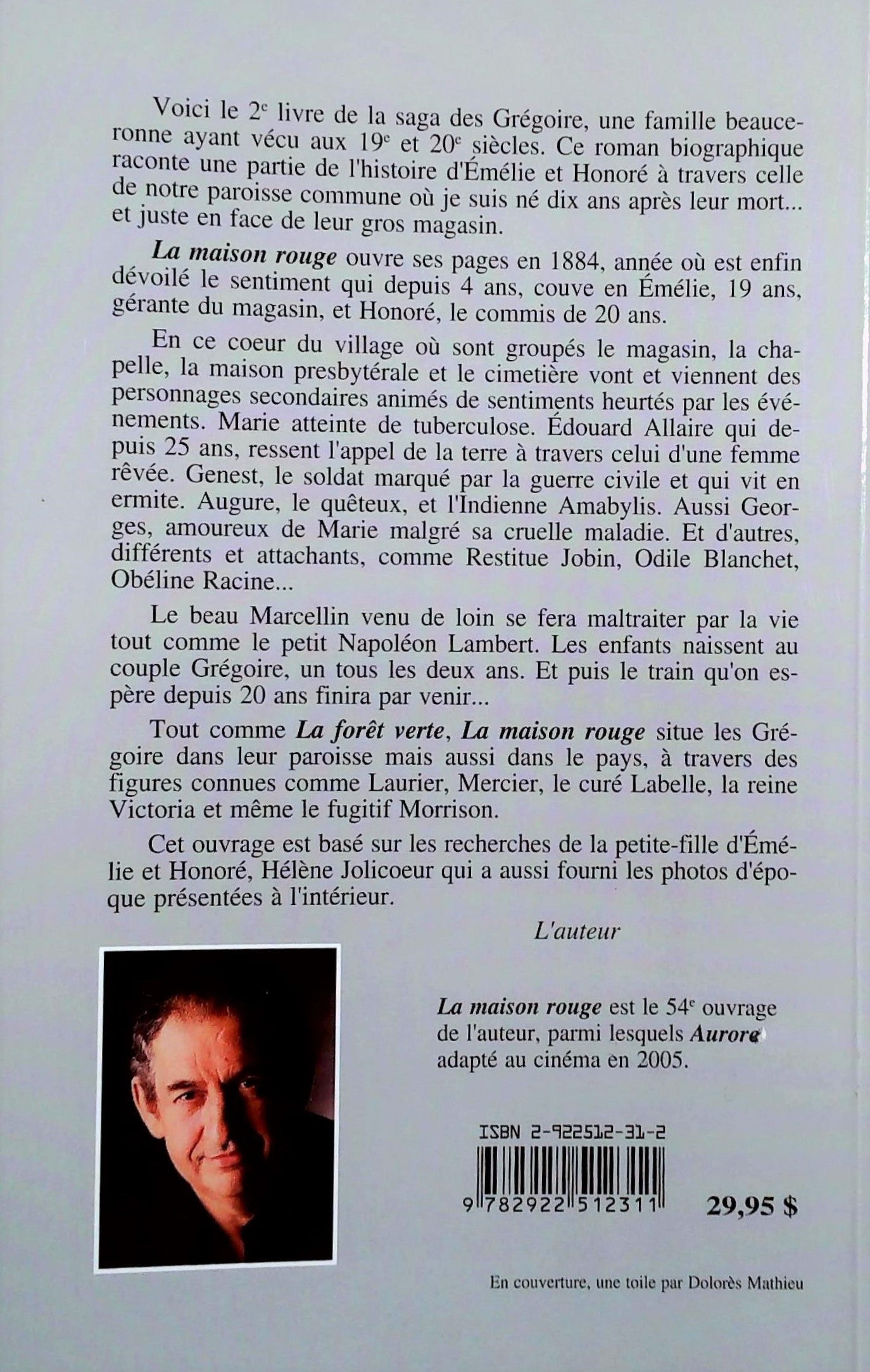La Saga des Grégoire # 2 : La maison rouge (André Mathieu)