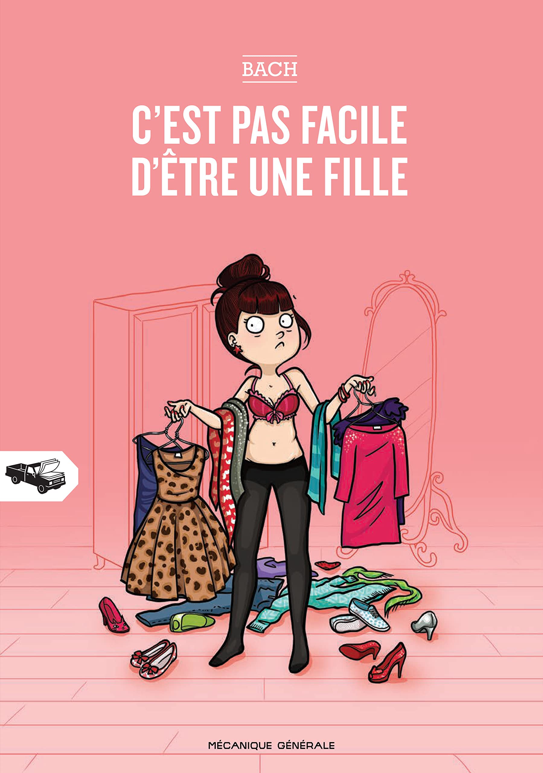 Livre ISBN 2922827593 C'est pas facile d'être une fille # 1 (Caroline Bach)