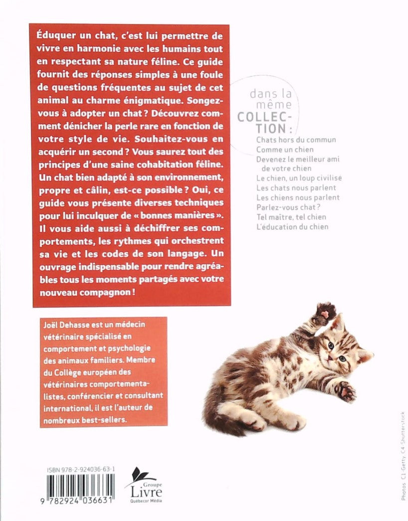 Des animaux et des hommes : L'éducation du chat (Joël Dehasse)