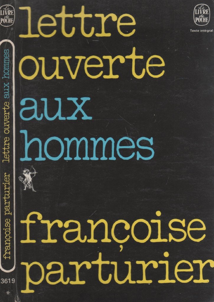 Livre ISBN  Lettre ouverte aux hommes (Françoise Parturier)