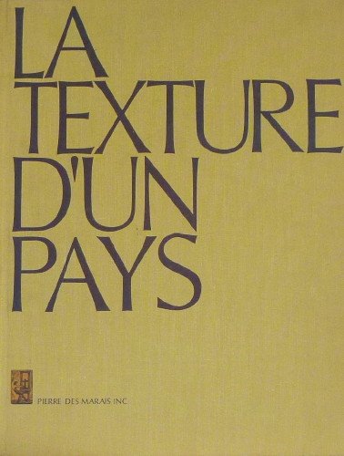 Livre ISBN  La texture d'un pays (Guy Michaud)