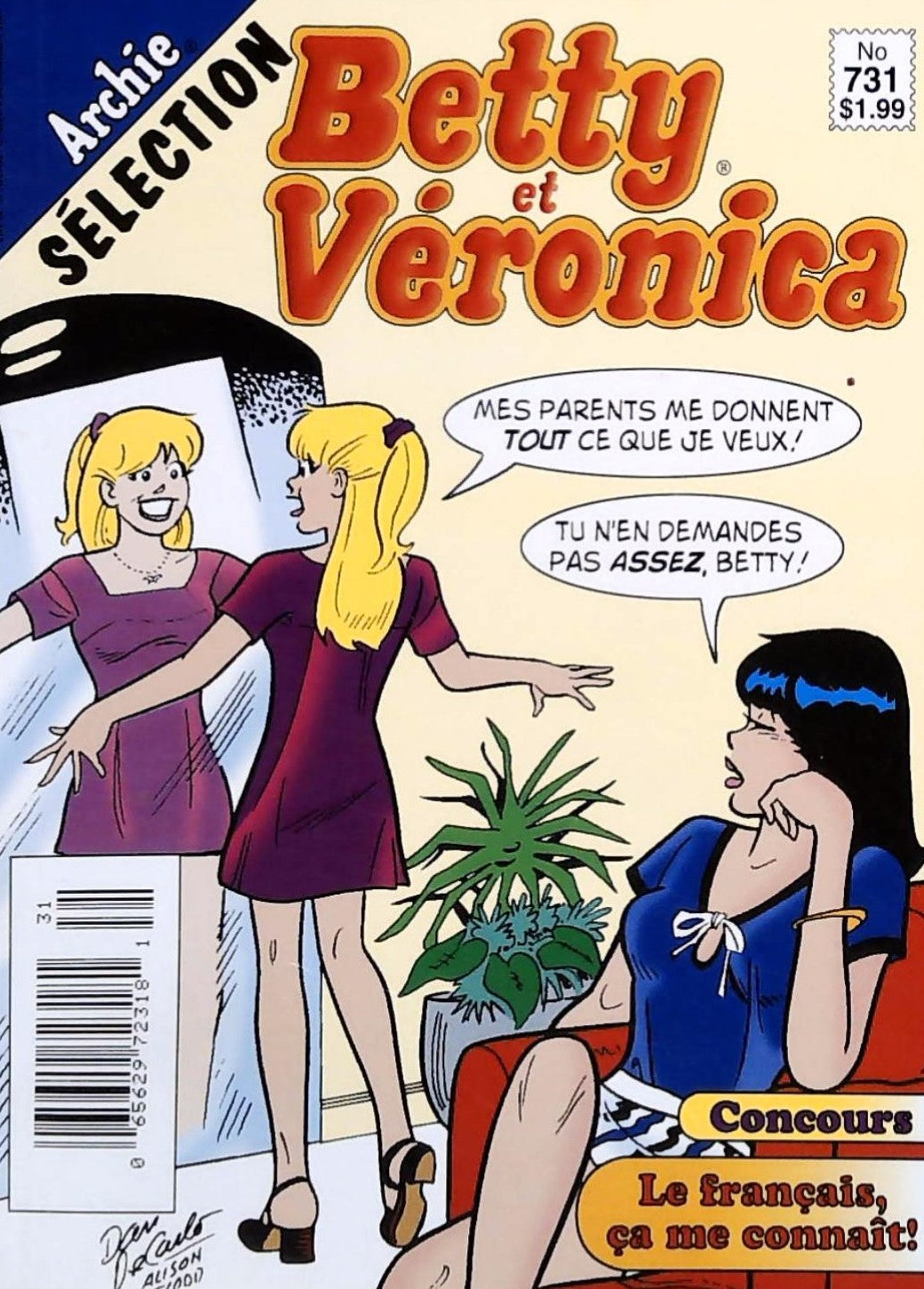 Sélection Betty et Veronica # 731
