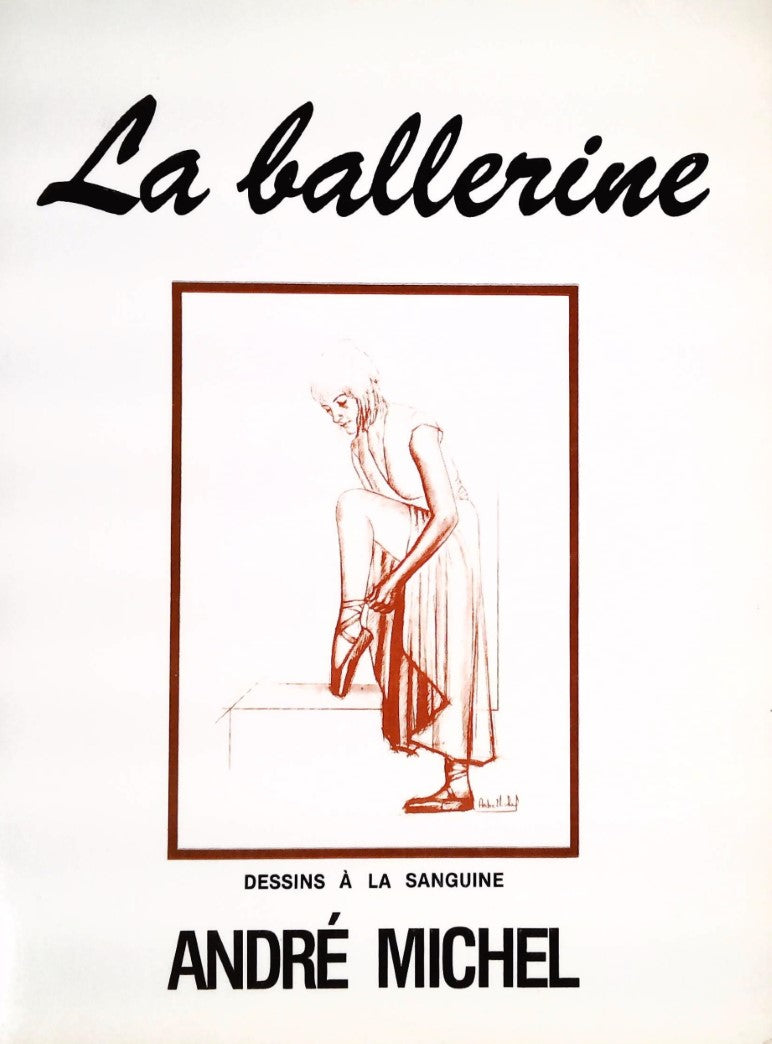La ballerine, dessins à la sanguine - André Michel
